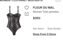 Cargar imagen en el visor de la galería, Fleur Du Mal Snake Print Bodysuit (L)
