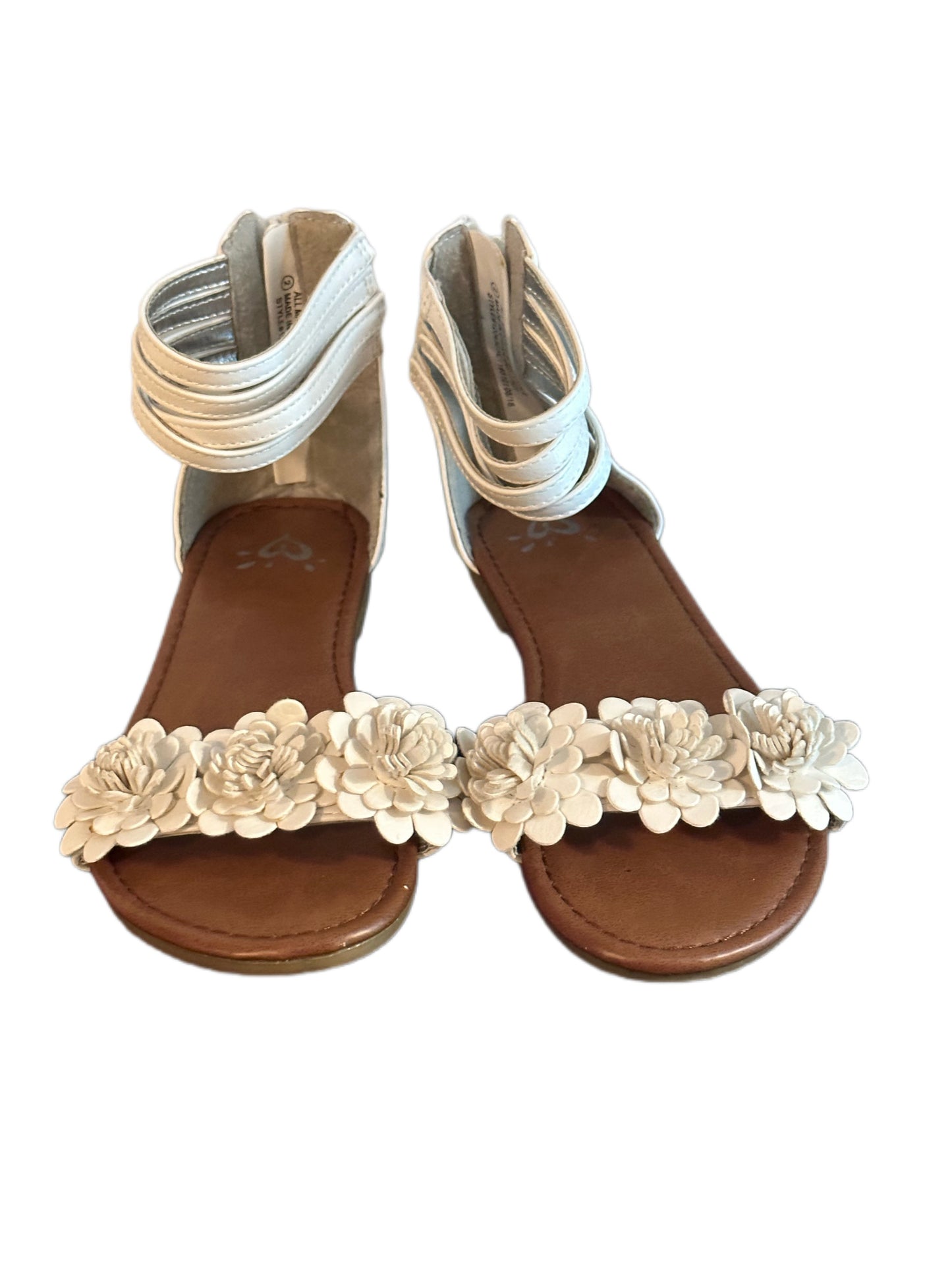 JUSTICE FLORAL SANDAL (SZ 2)