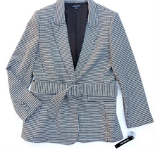 Load image into Gallery viewer, Gianni Bini Houndstooth Belted Blazer (SZ 10)
