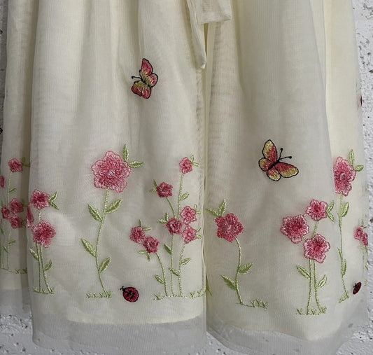Jona Michelle Butterfly Tulle Spring Dress  (SZ 8)