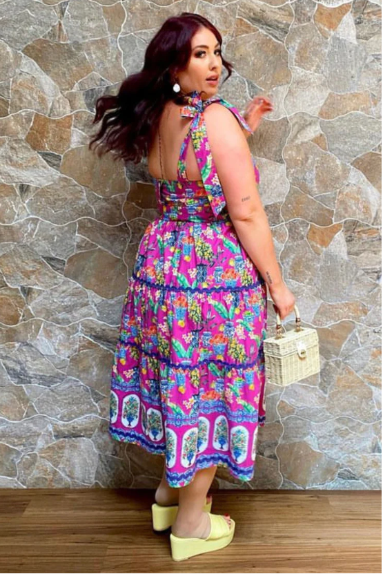 Emily Lovelock Limoncello Dress in Orchid (SZ S)