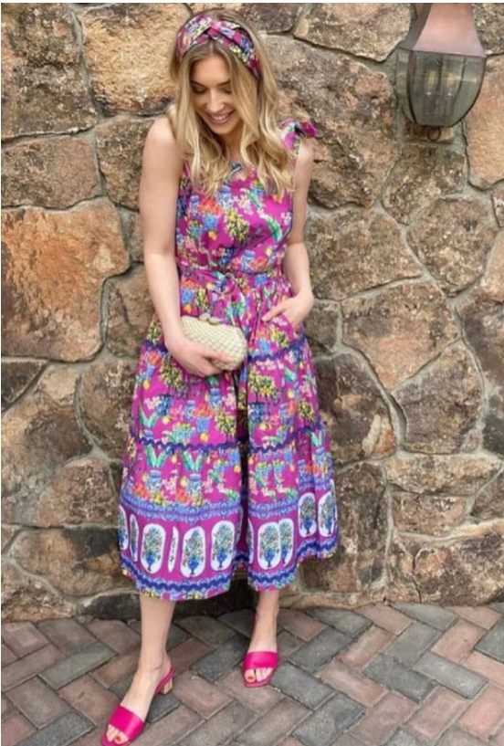 Emily Lovelock Limoncello Dress in Orchid (SZ S)