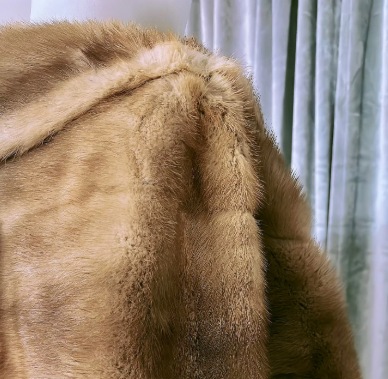 Vintage Mink Shawl/Capelet