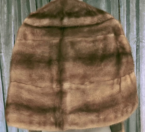 Vintage Mink Shawl/Capelet