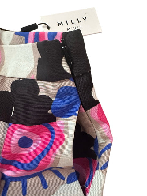 MILLY MINIS Muti Color Pleated Short (SZ 10)