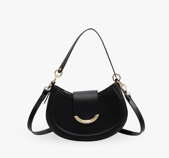 Olives Luna Shoulder Bag- Black