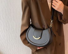 Load image into Gallery viewer, Olives Luna Shoulder Bag- Black
