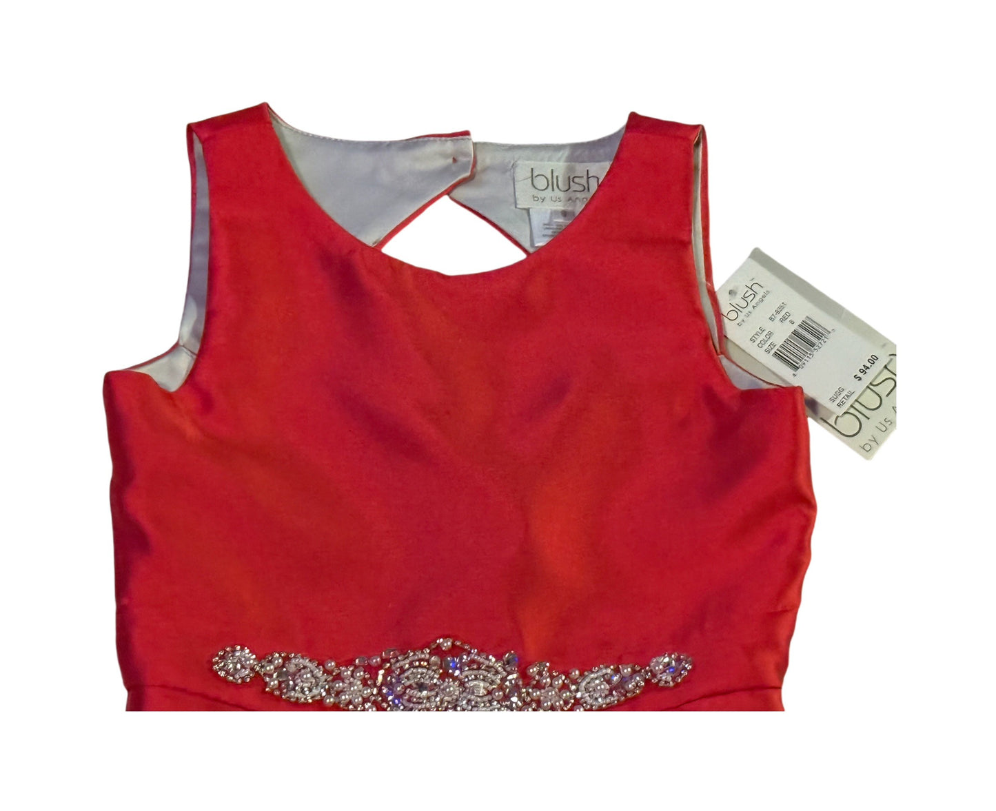 blush by Us Angels Holiday Dress  (SZ 8)
