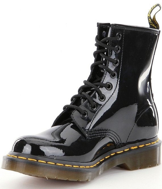 GIRLS' DR. MARTENS PATENT LAMPER BOOTS (SZ 5)
