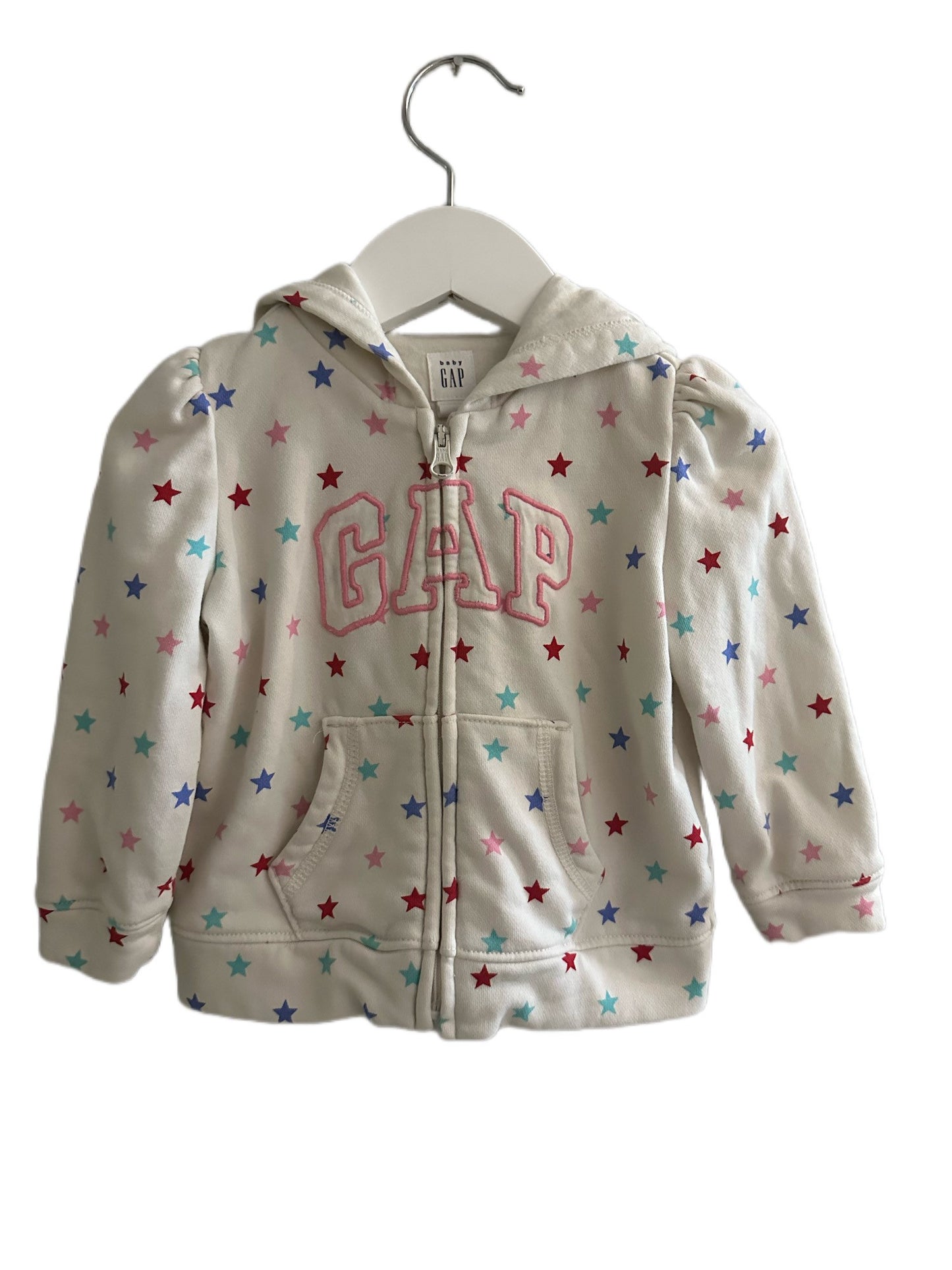 BABY GAP STARS HOODIE (SZ 12-18 months)