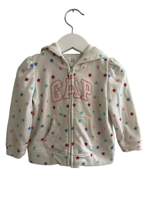 BABY GAP STARS HOODIE (SZ 12-18 months)