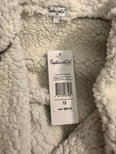Cargar imagen en el visor de la galería, SPLENDED GIRLS&#39; FAUX SHEARLING MOTO JACKET (SZ 12)
