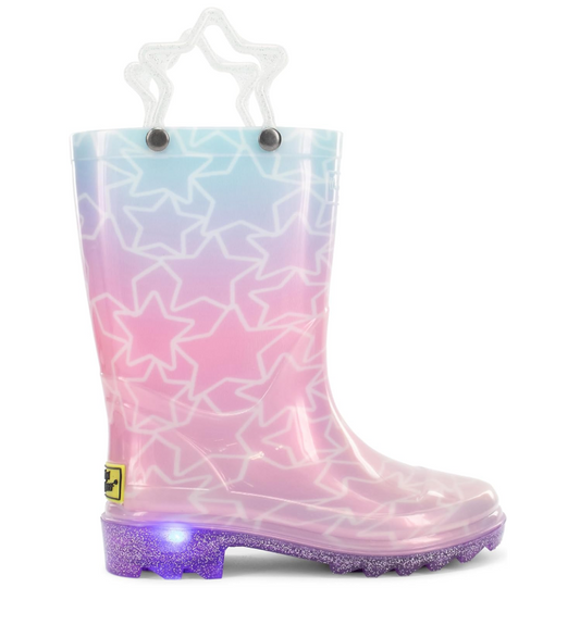 Western Chief Kids Waterproof Light Up Rain Boots (SZ 11)