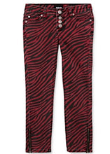 Load image into Gallery viewer, Hudson Girl&#39;s Zebra Print Skinny Jeans Red (SZ 10)
