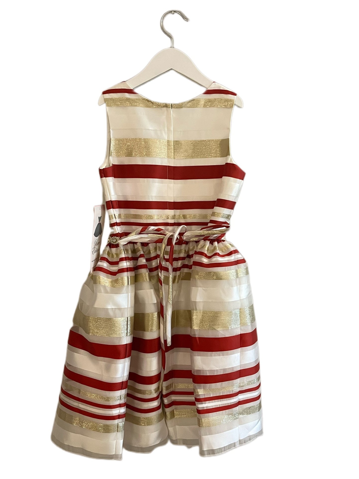 RARE EDITIONS FESTIVE SPRINKLES DRESS (SZ 10)