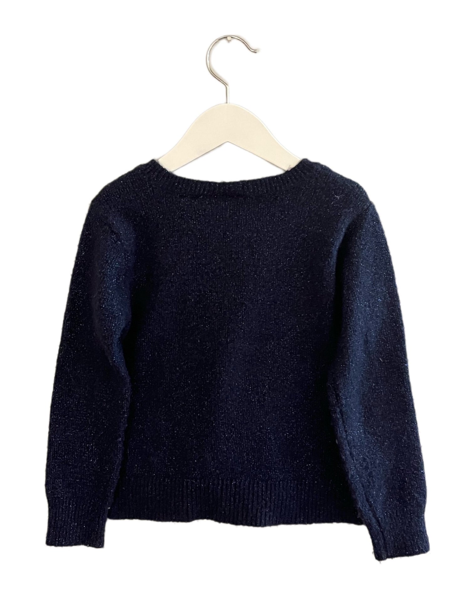 CHILDREN'S PLACE SEQUIN SWAN SWEATER (SZ 4)