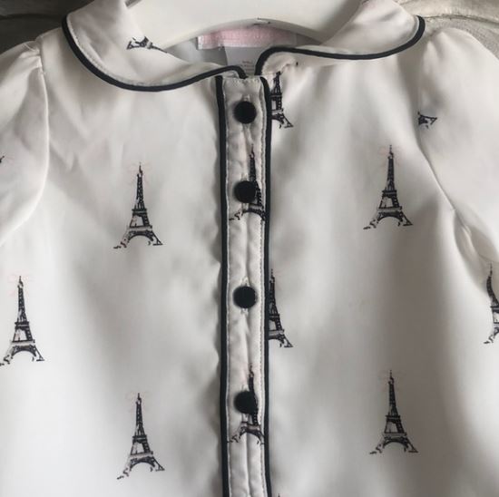 JANIE AND JACK BUTTON DOWN TOP (SZ 3-6 MONTHS)