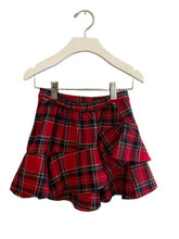 Load image into Gallery viewer, H&amp;M RED PLAID SKIRT (SZ 6X)
