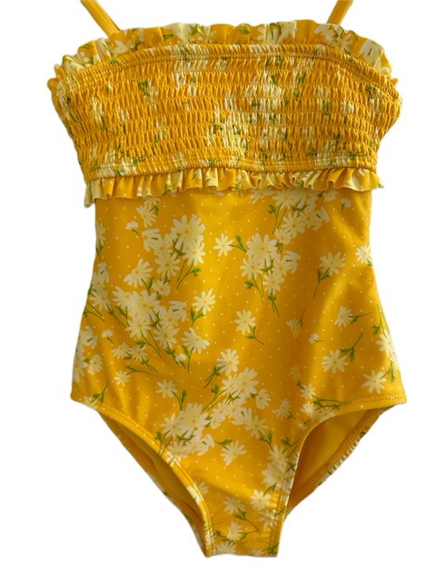 CAT&JACK DAISY SWIMSUIT (SZ 4/5)