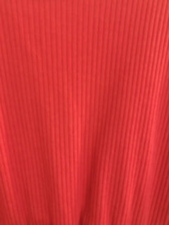 OLD NAVY ORANGE RIBBED DRESS (SZ 6-7)