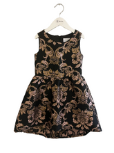 Cargar imagen en el visor de la galería, CHILDREN&#39;S PLACE BROCADE HOLIDAY DRESS (SZ 6)
