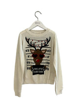 Load image into Gallery viewer, H&amp;M REINDEER SWEATER (SZ 7/8)
