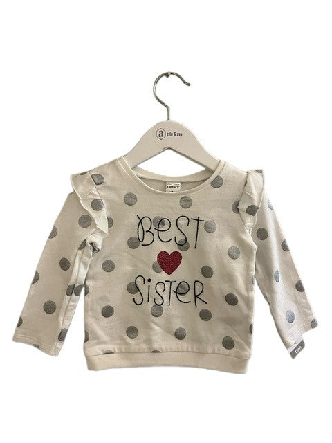 CARTER'S "BEST SISTER" TOP (18 MONTHS)