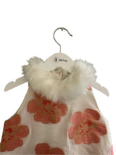 Cargar imagen en el visor de la galería, JANKIE AND JACK FUR COLLAR FLORAL DRESS (SZ 5)
