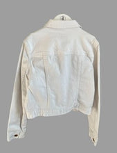 Cargar imagen en el visor de la galería, GAPKIDS WHITE DENIM JACKET (SZ XL)
