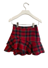Load image into Gallery viewer, H&amp;M RED PLAID SKIRT (SZ 6X)
