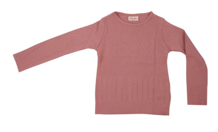 NOA NOA MINIATURE PINK LONG SLEEVE TOP (SZ 7)