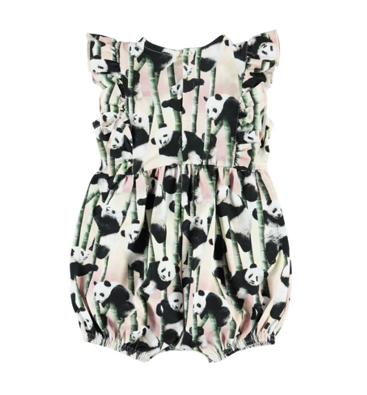 MOLO BABY GIRL SHORT FELICIA PANDA ROMPER (3-6 MONTHS)