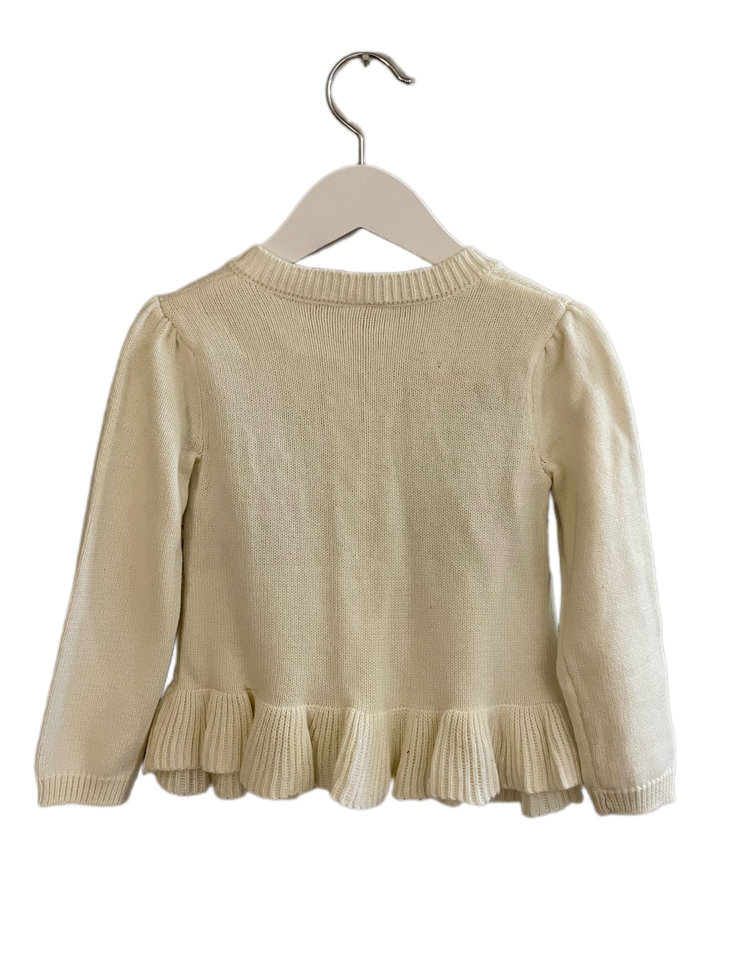 GYMBOREE PEPLUM CARDIGAN (SZ 3T)