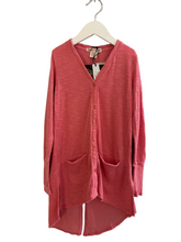 Load image into Gallery viewer, RED CLAY CARDIGAN (SZ S)
