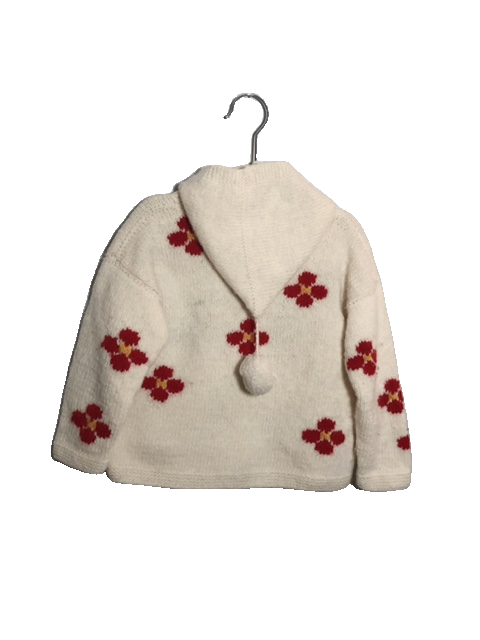 VINTAGE NANTU FAMIA CREATIONS WOOL SWEATER JACKET (SZ 1Y)