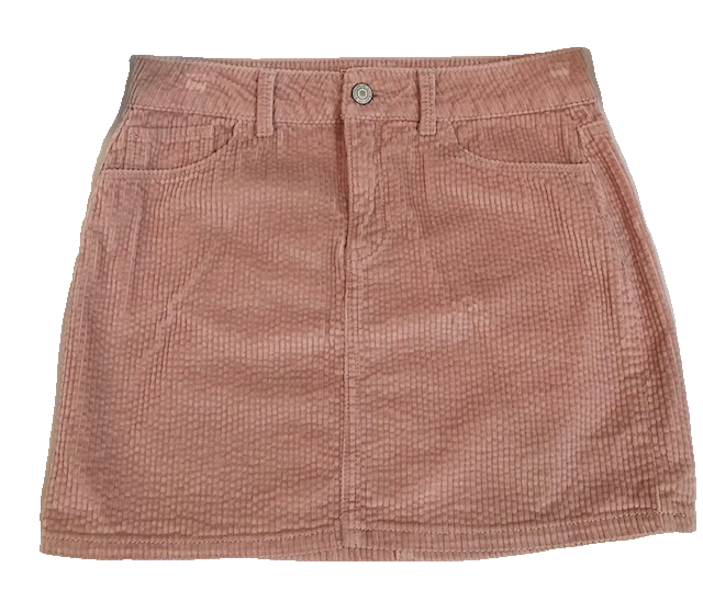 SO PINK CORDUROY SKIRT (SZ 16)