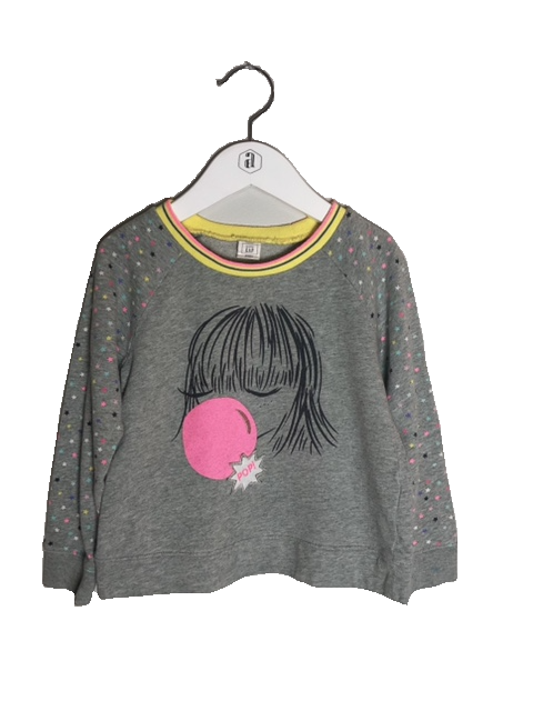 OLD NAVY BUBBLE GUM SWEAT SHIRT (SZ 5Y)
