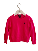 Cargar imagen en el visor de la galería, PINK POLO RALPH LAUREN SWEATER (4T)
