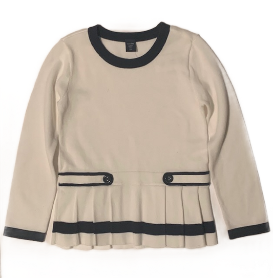 NWT BABY GAP PLEATED SWEATER (SZ 5)