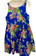 Load image into Gallery viewer, BLUE FLORAL RALPH LAUREN DRESS (SZ 5)

