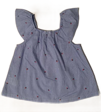 Load image into Gallery viewer, NWT H&amp;M STRAWBERRY PRINT TOP (SZ 7-8)
