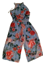 Cargar imagen en el visor de la galería, NWT MYMICHELLE GIRLS FLORAL JUMPSUIT (SZS 7-8)
