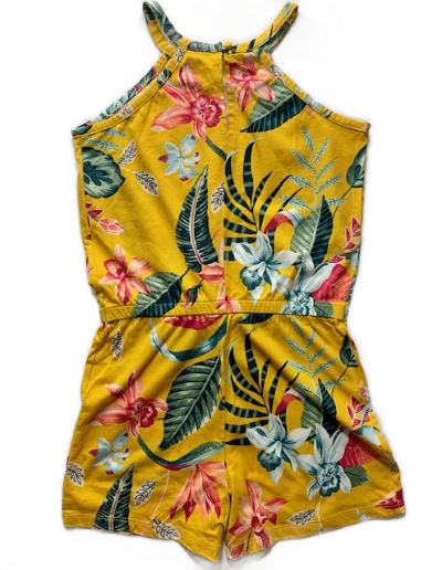 TROPICAL PRINT OLD NAVY ROMPER (SZ 8)