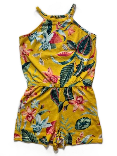 TROPICAL PRINT OLD NAVY ROMPER (SZ 8)