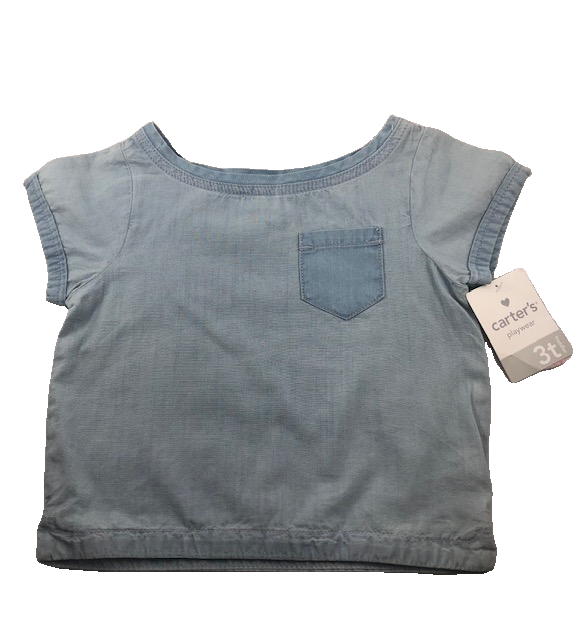 NWT BLUE CARTER'S TOP (SZ 3T)