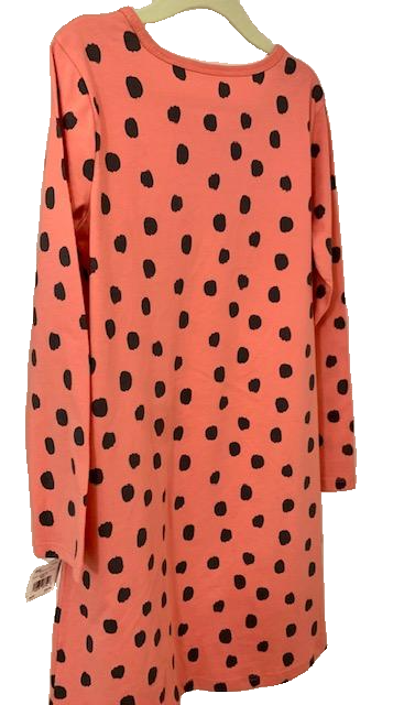 NWT TEA PINK LEOPARD SPOTS DRESS (SZ 7)