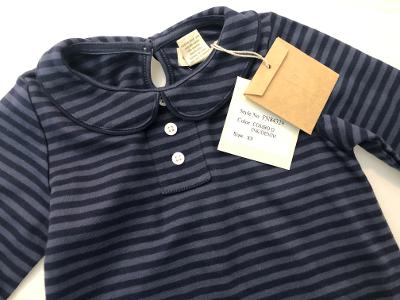 NWT OLIVE JUICE NAVY STRIPE TOP (SZ 2Y)