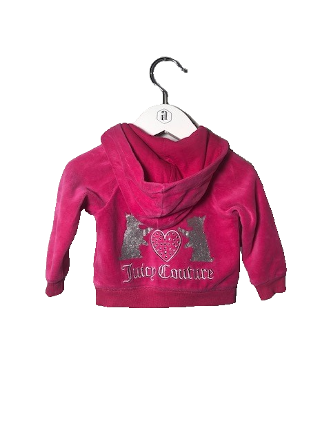 PINK JUICY COUTURE VELOUR JACKET (SZ 12-18M)