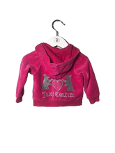 Load image into Gallery viewer, PINK JUICY COUTURE VELOUR JACKET (SZ 12-18M)

