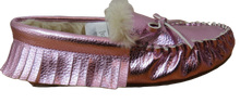 Load image into Gallery viewer, J. CREW CREWCUTS METALLIC MOCCASIN (SZ 13 )
